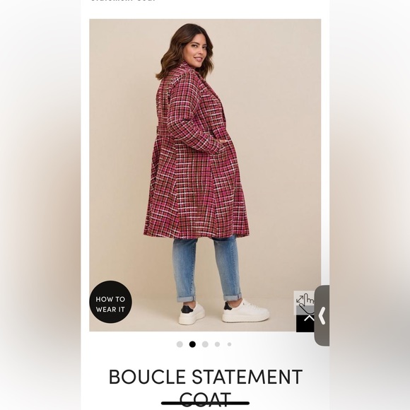 Pink boucel statement coat🧥🥰❣️ - Picture 2 of 6